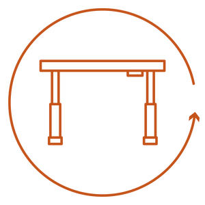 EffyDesk built to last with 20-year warranty