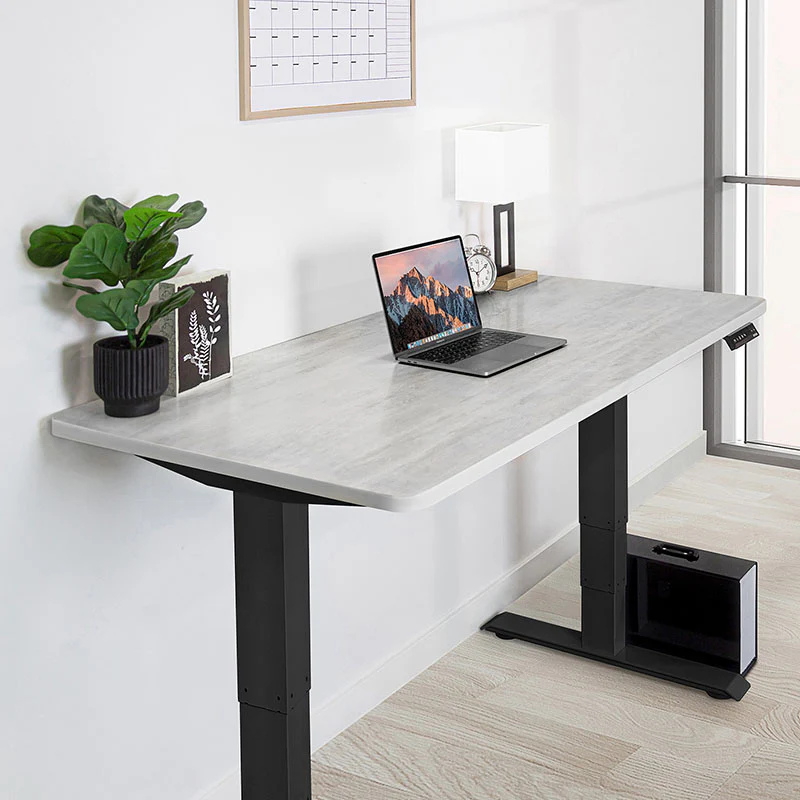 EffyDesk Nimble Standing Desk - Oak White